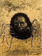 Odilon Redon The Crying Spider oil on canvas